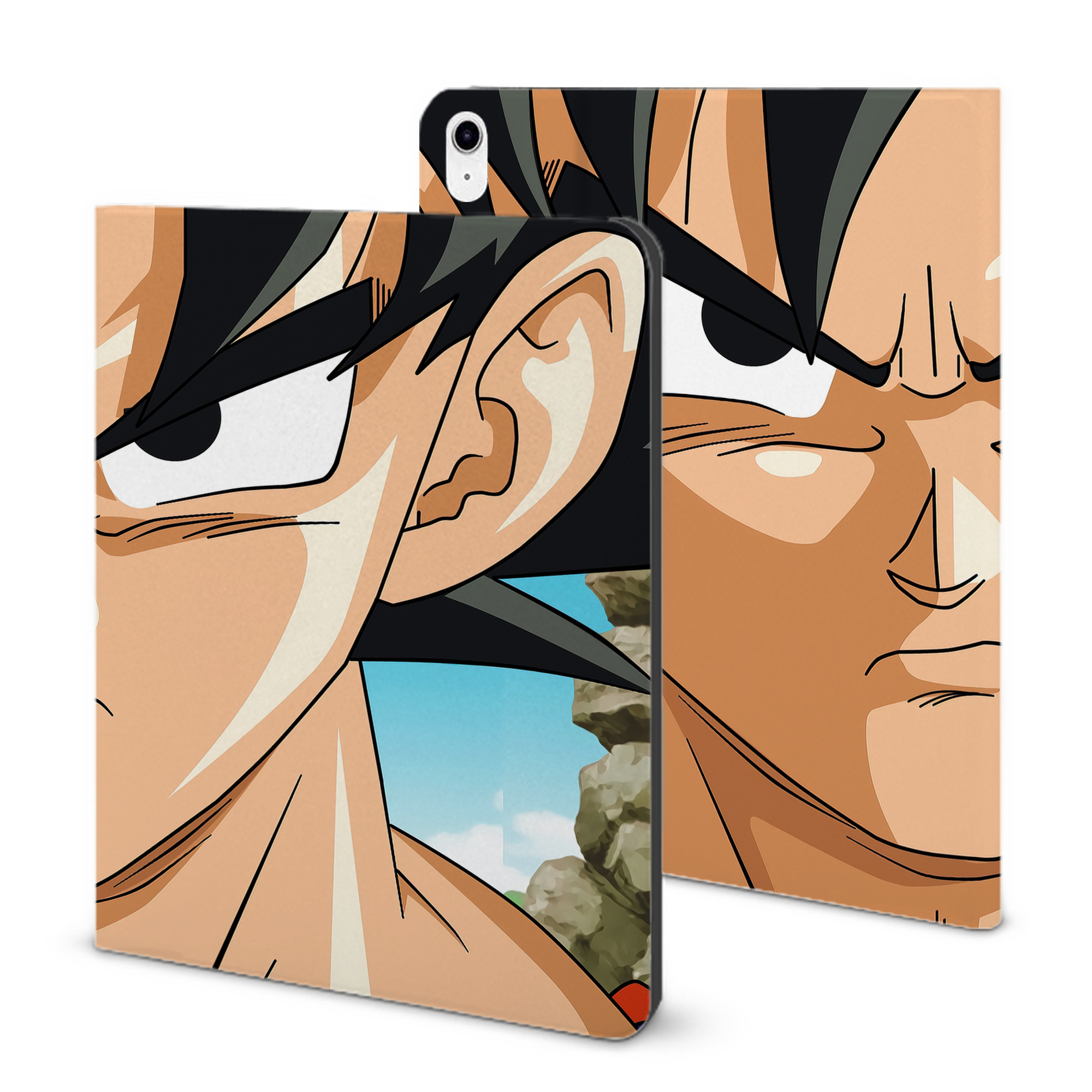 （画像用） ドラゴンボール DRAGON BALL IPad ケース ブック型 PUレザー TPU 耐衝撃 軽量 薄型 ペン収納なし 全面保護 IPad 各モデル対応